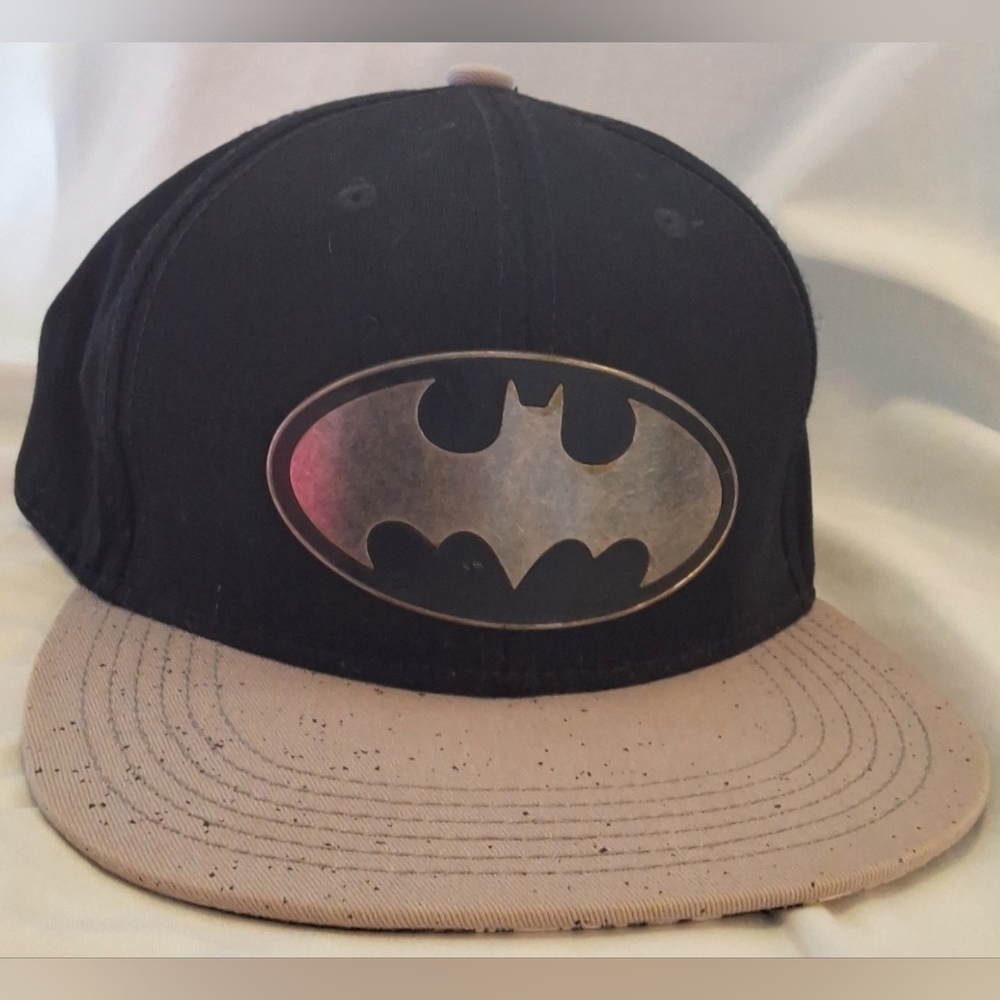 Batman Black Snapback Cap - DC Comics - One Size